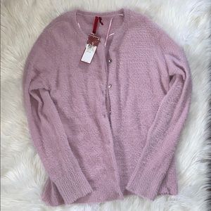 Fuzzy Lavender Sweater
